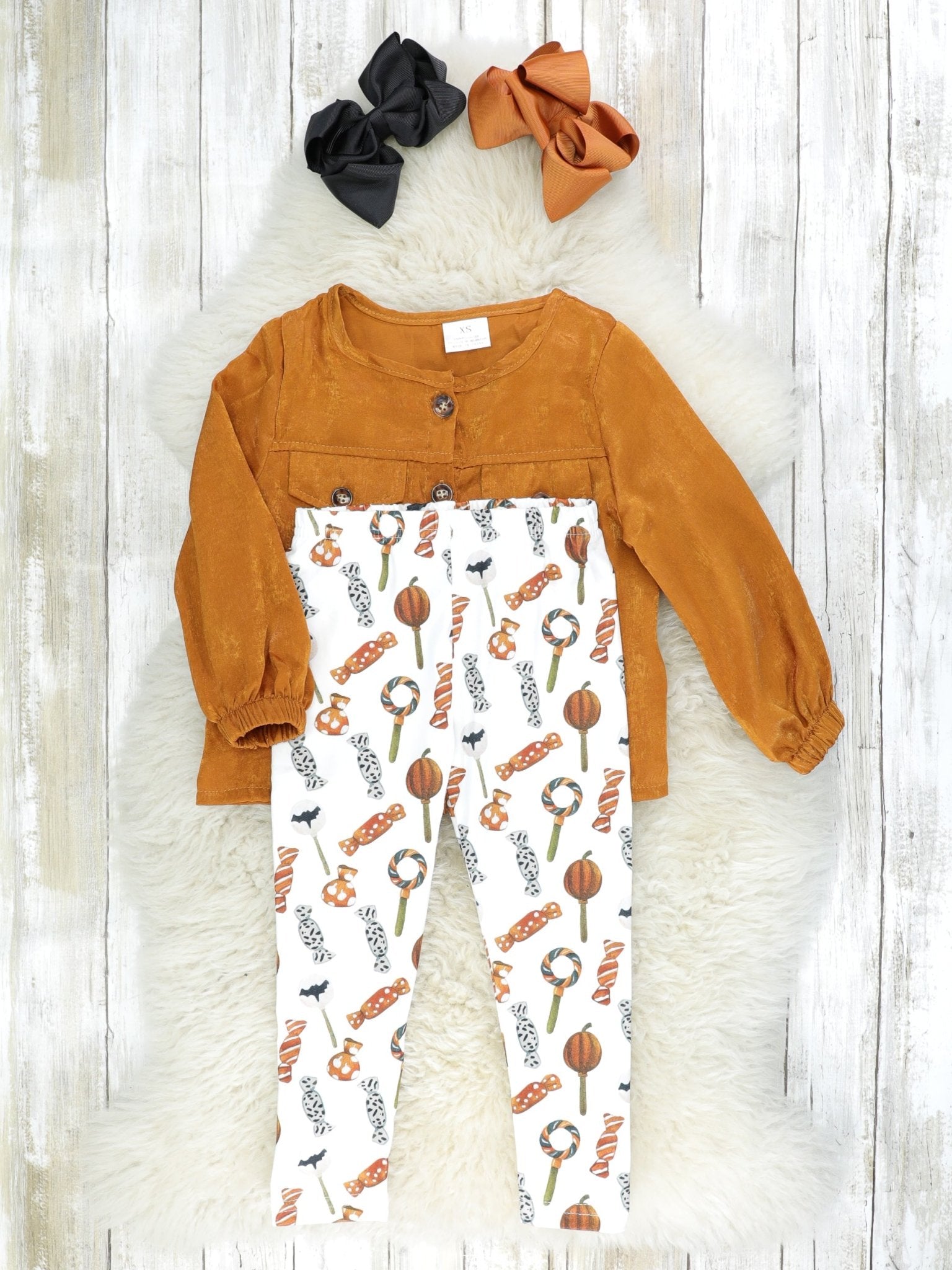 Crushed Velvet & Candies 3 - Piece Outfit - Marie Nicole Clothing
