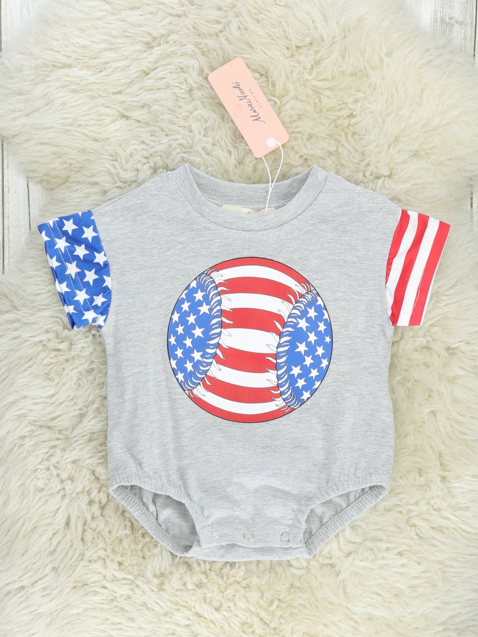Family Stars & Stripes Baseball Set - Marie Nicole Clothing