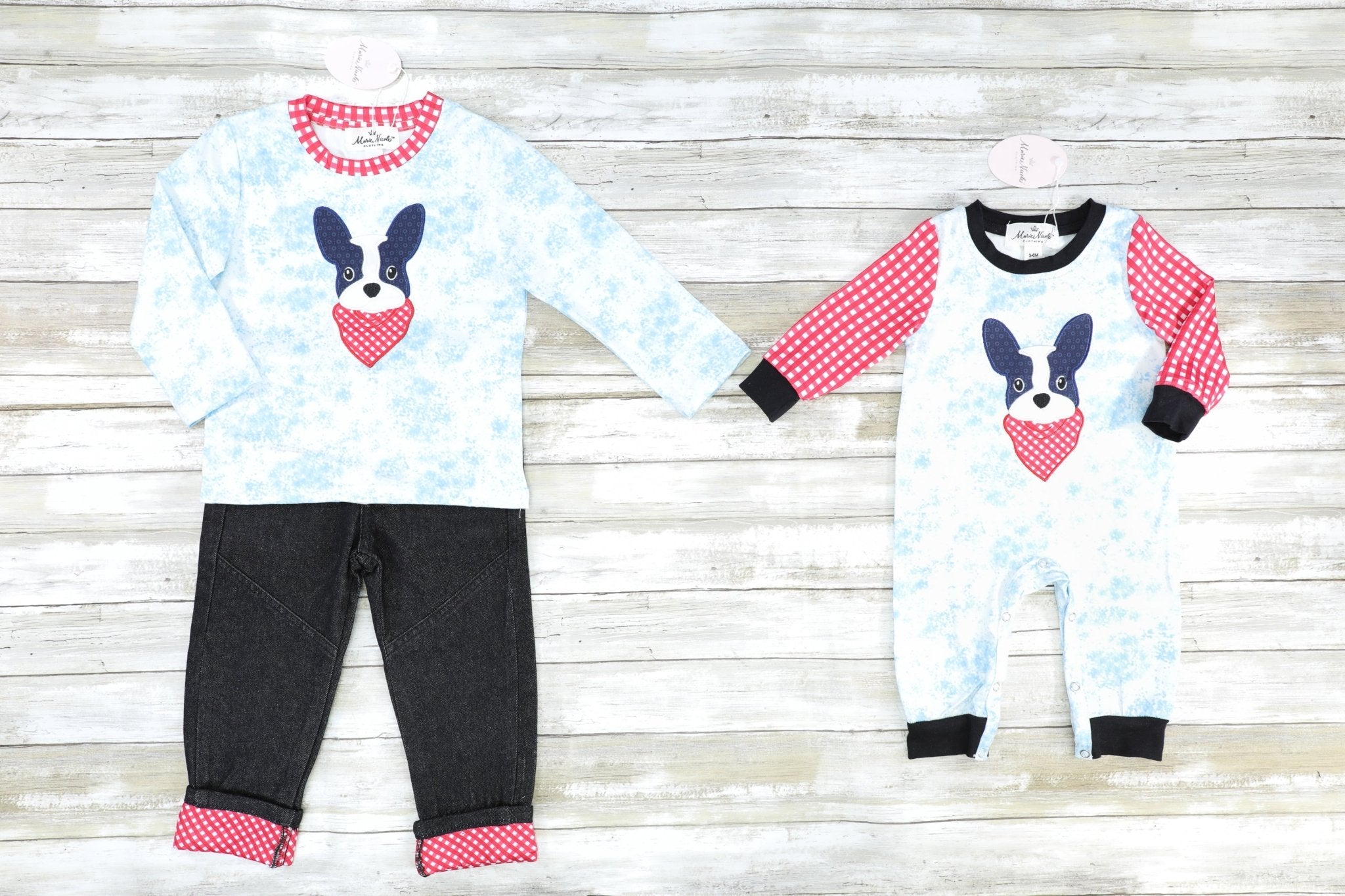 Bandana Dog Romper - Marie Nicole Clothing