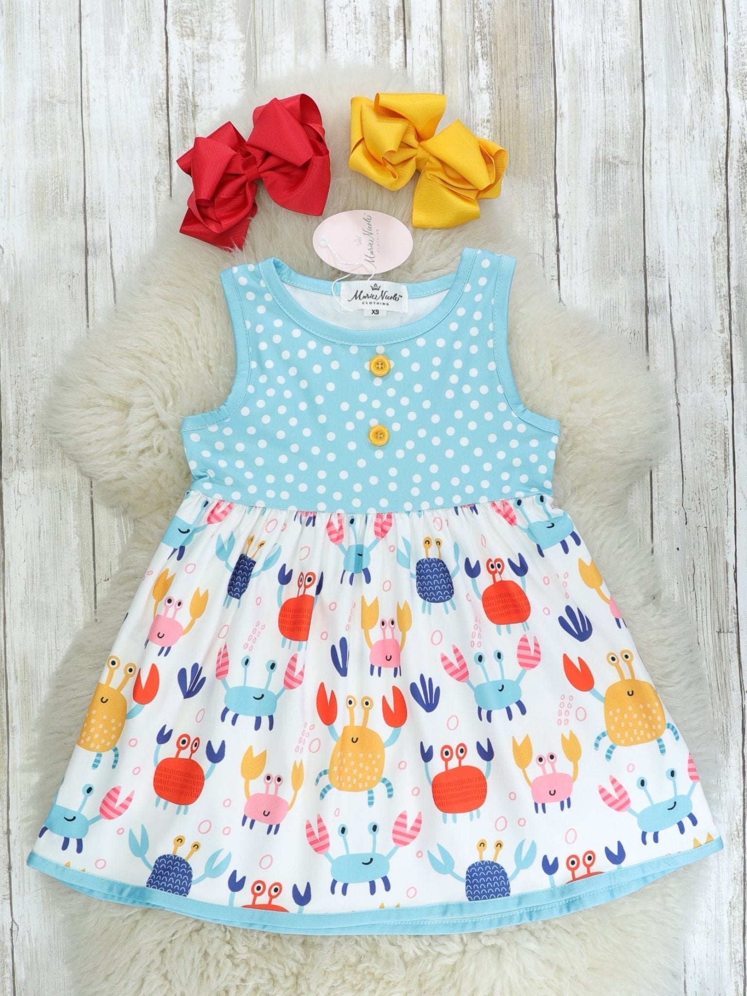 Crabby Tank Dress - Marie Nicole Clothing