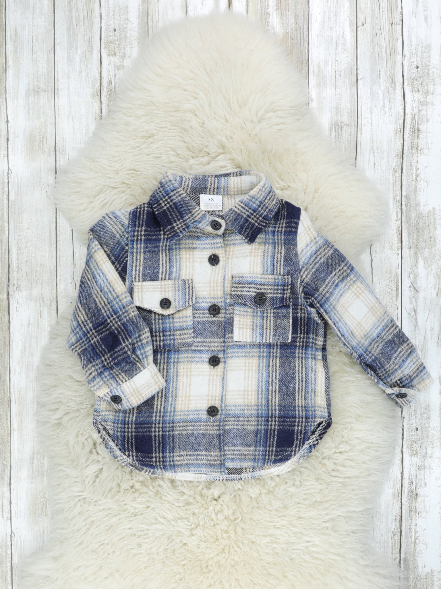Mom & Me Navy Plaid Flannel - Sign Up For Restock Notifications! - Marie Nicole Clothing