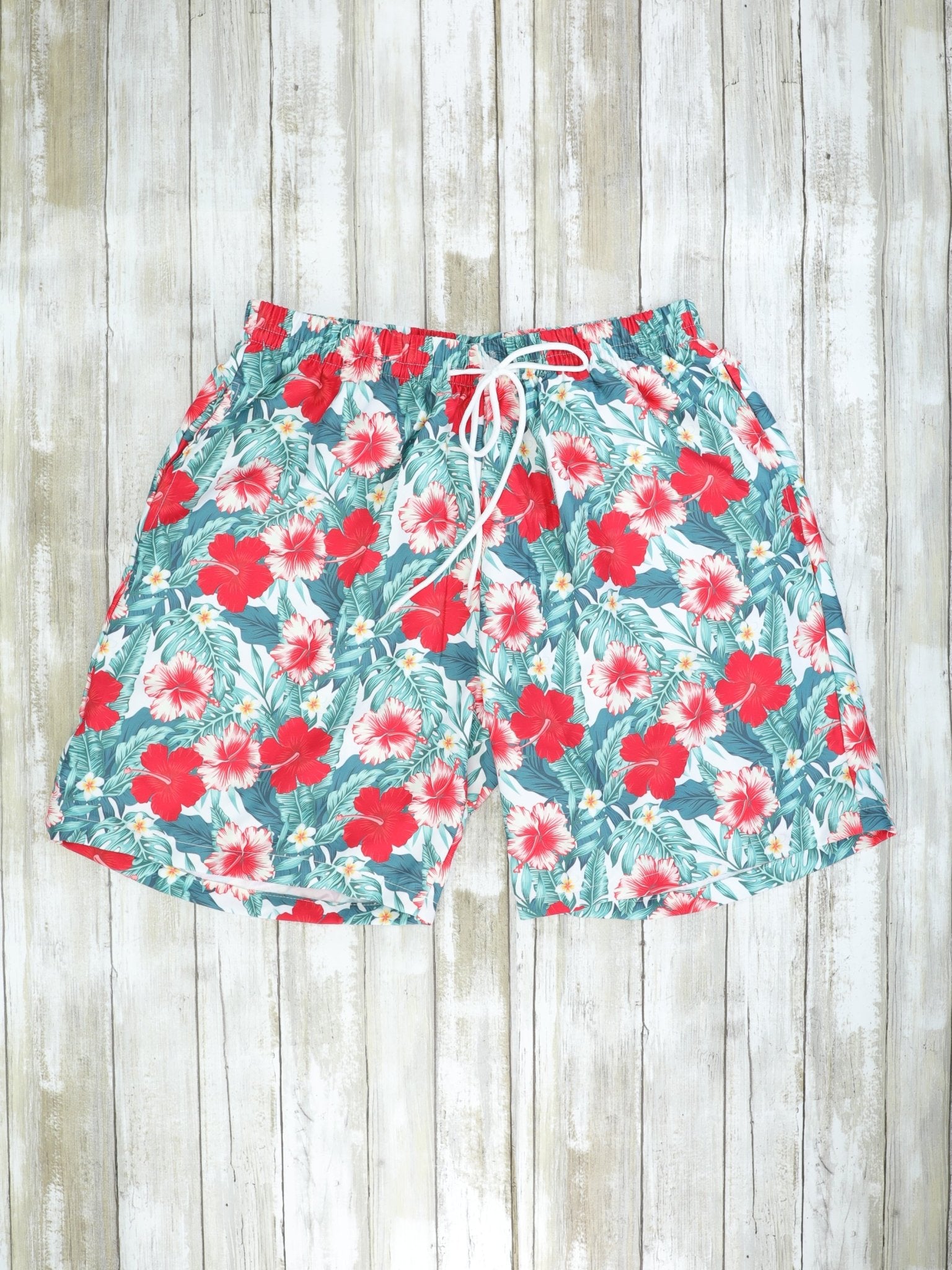 Family Red, Pink, & Blue Tropical Floral Swimsuit - Marie Nicole Clothing