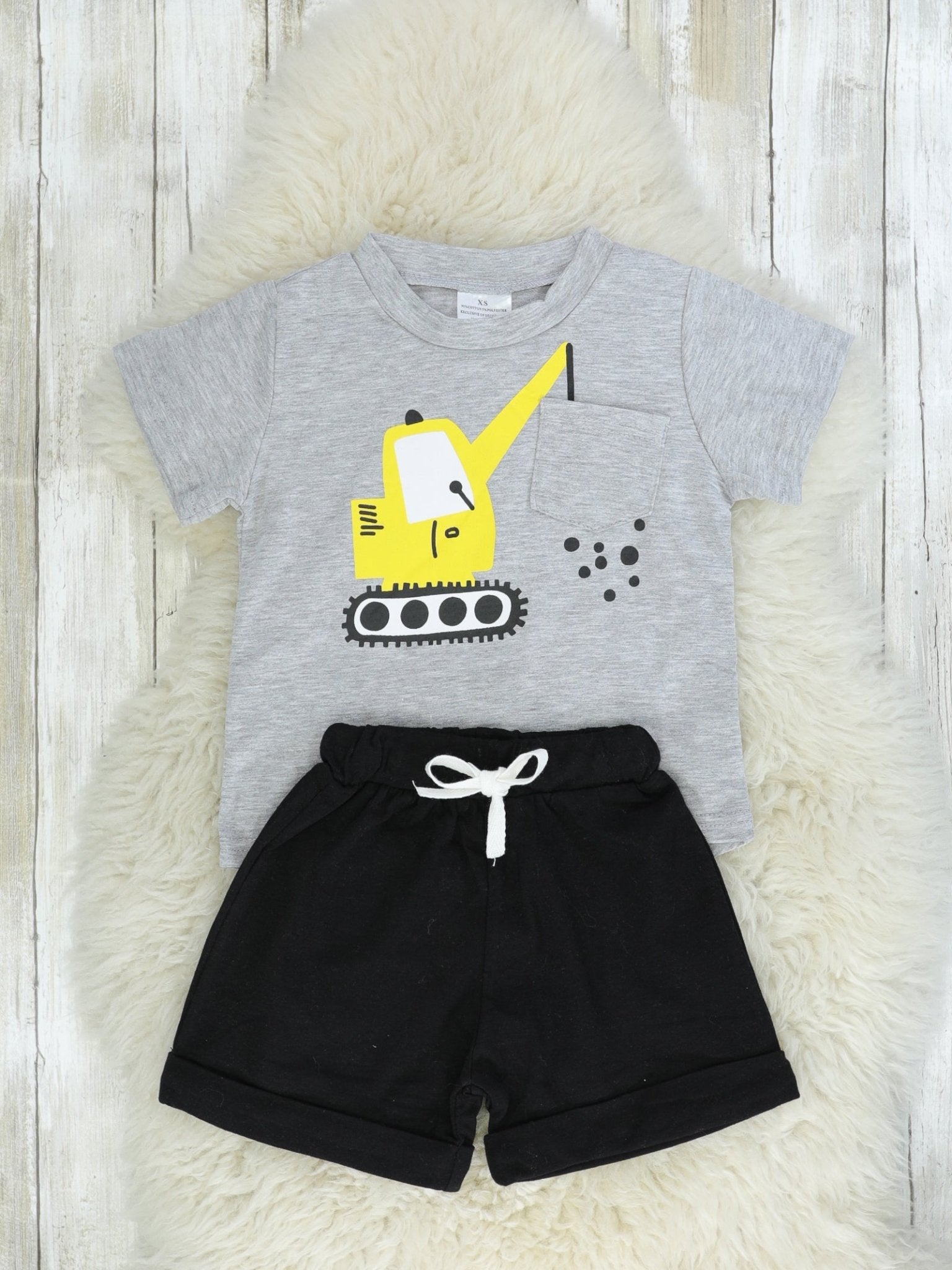 Yellow Digger Top & Shorts Outfit - Marie Nicole Clothing