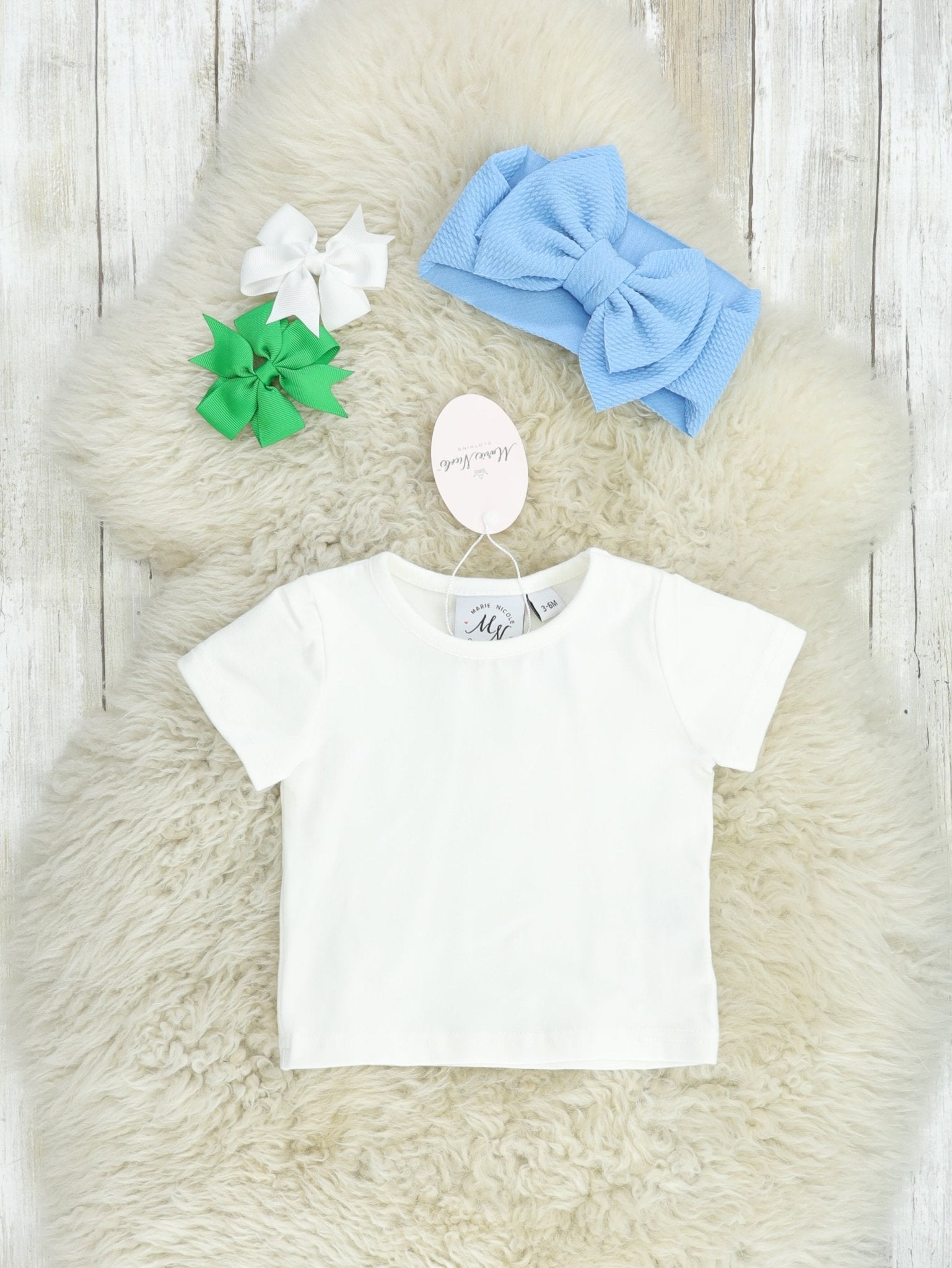 Cornflower Blue Floral Bubble Romper - Marie Nicole Clothing