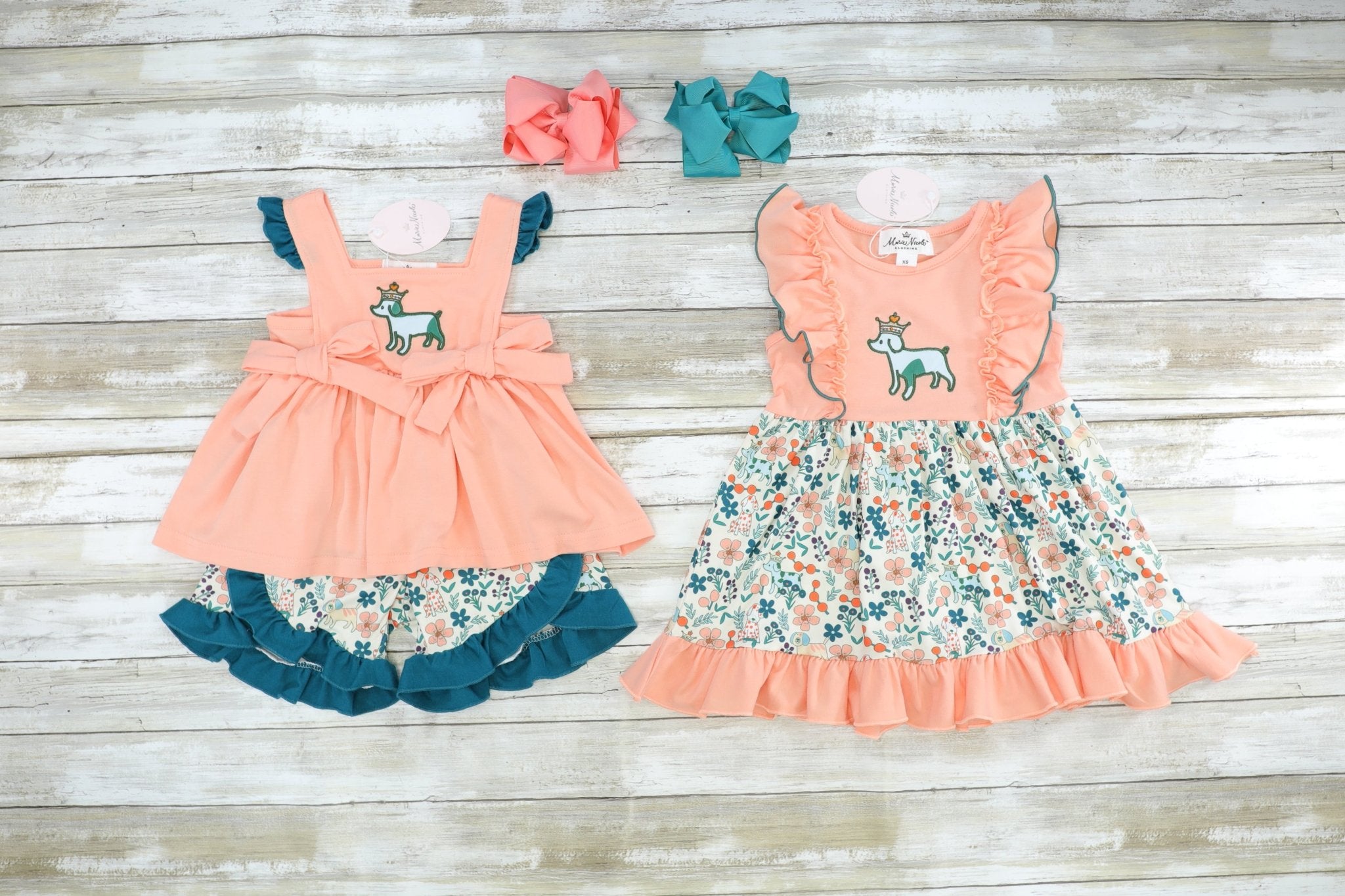 MNC Royal Pups - Eloise Ruffle Dress™ - Marie Nicole Clothing