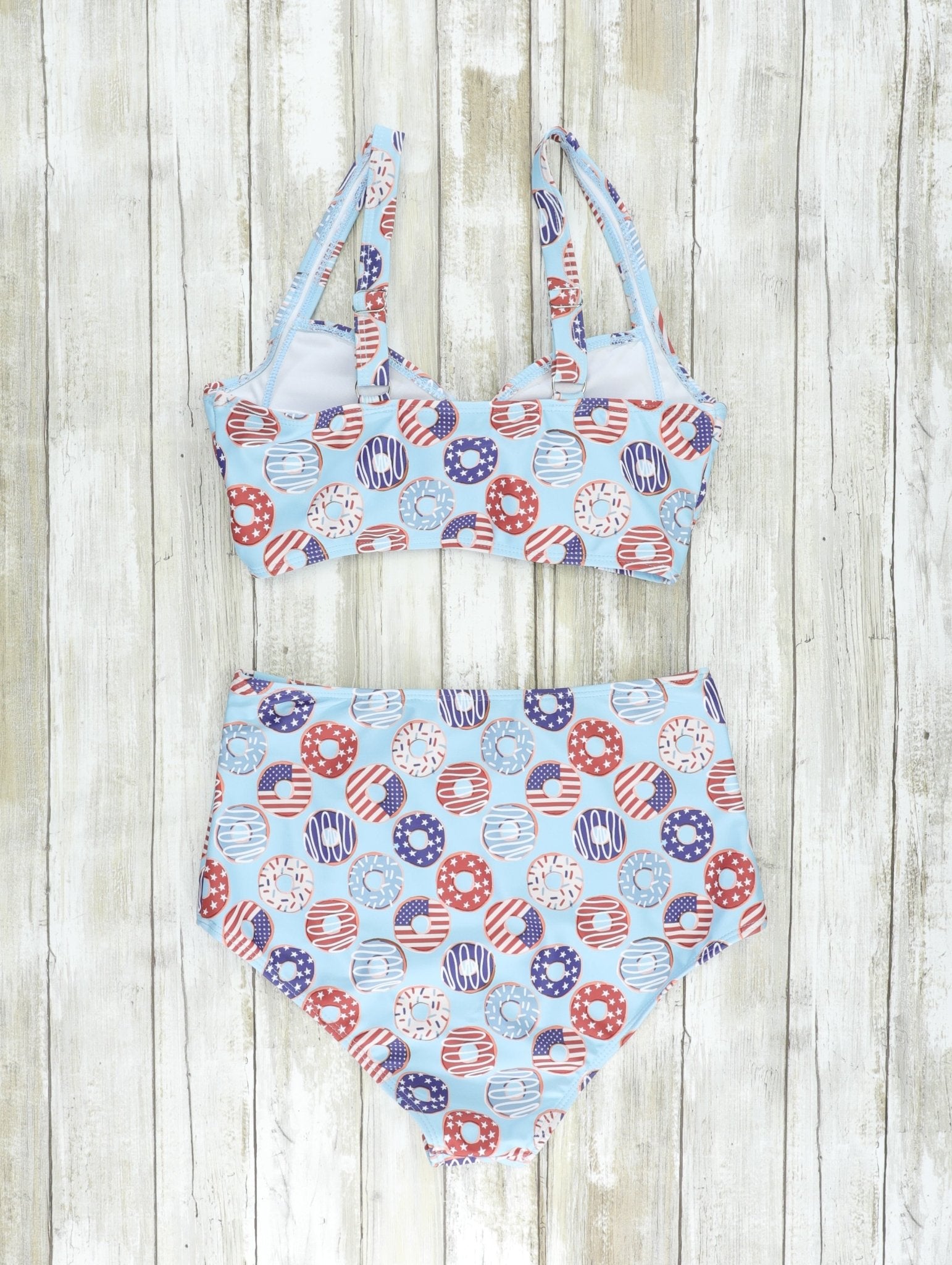Mom & Me Stars & Stripes Donut Swimsuit - Marie Nicole Clothing