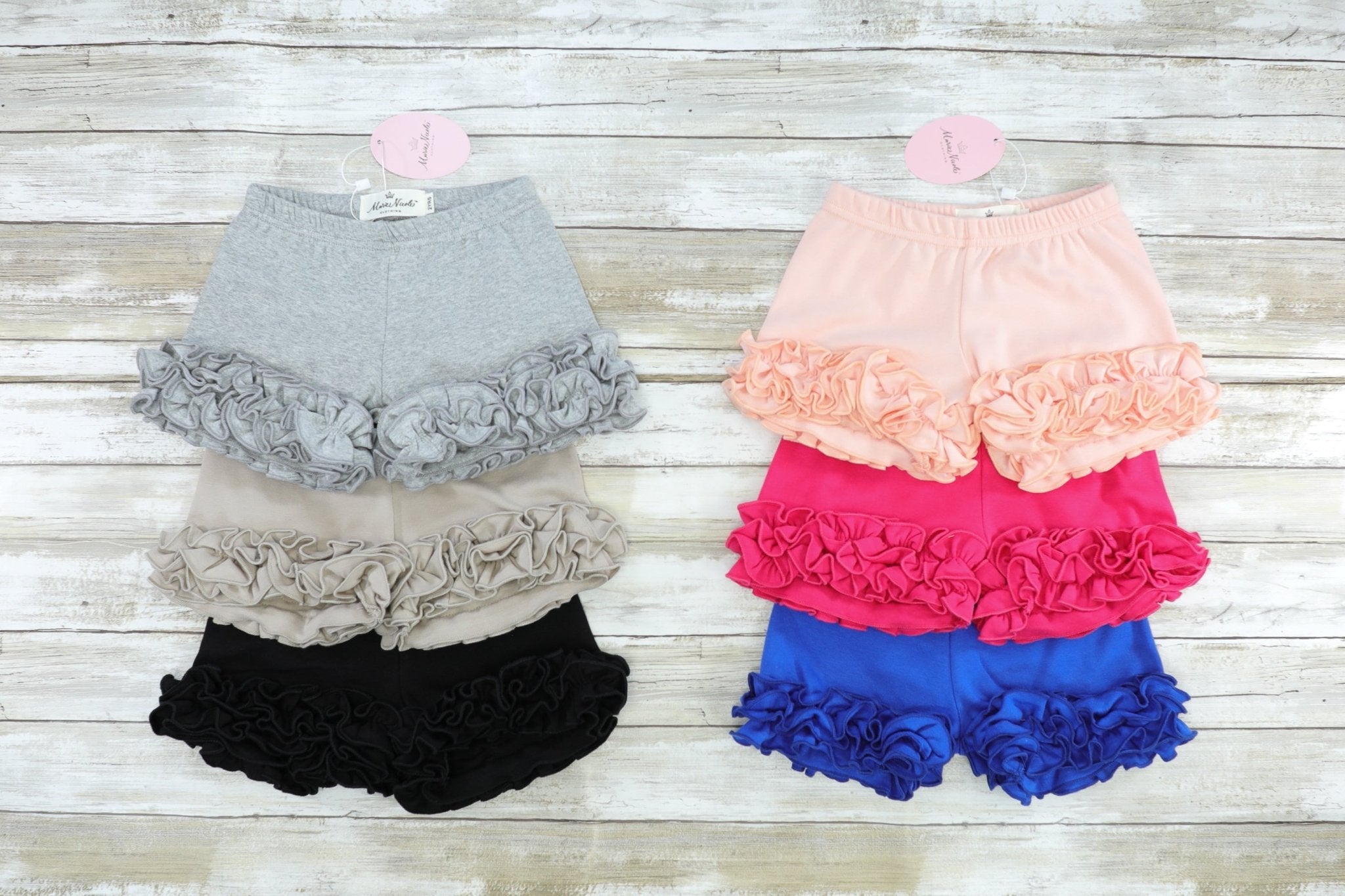 Cotton Icing Shorts - Cobalt Blue - Marie Nicole Clothing