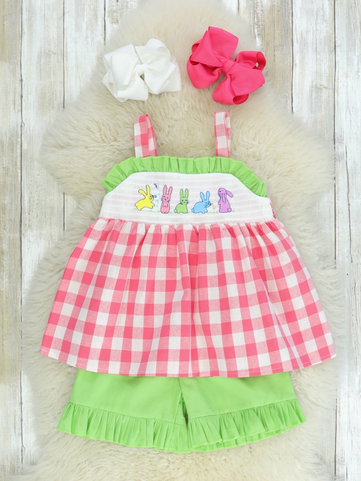 Picnic Bunnies Cotton Outfit - Marie Nicole Clothing