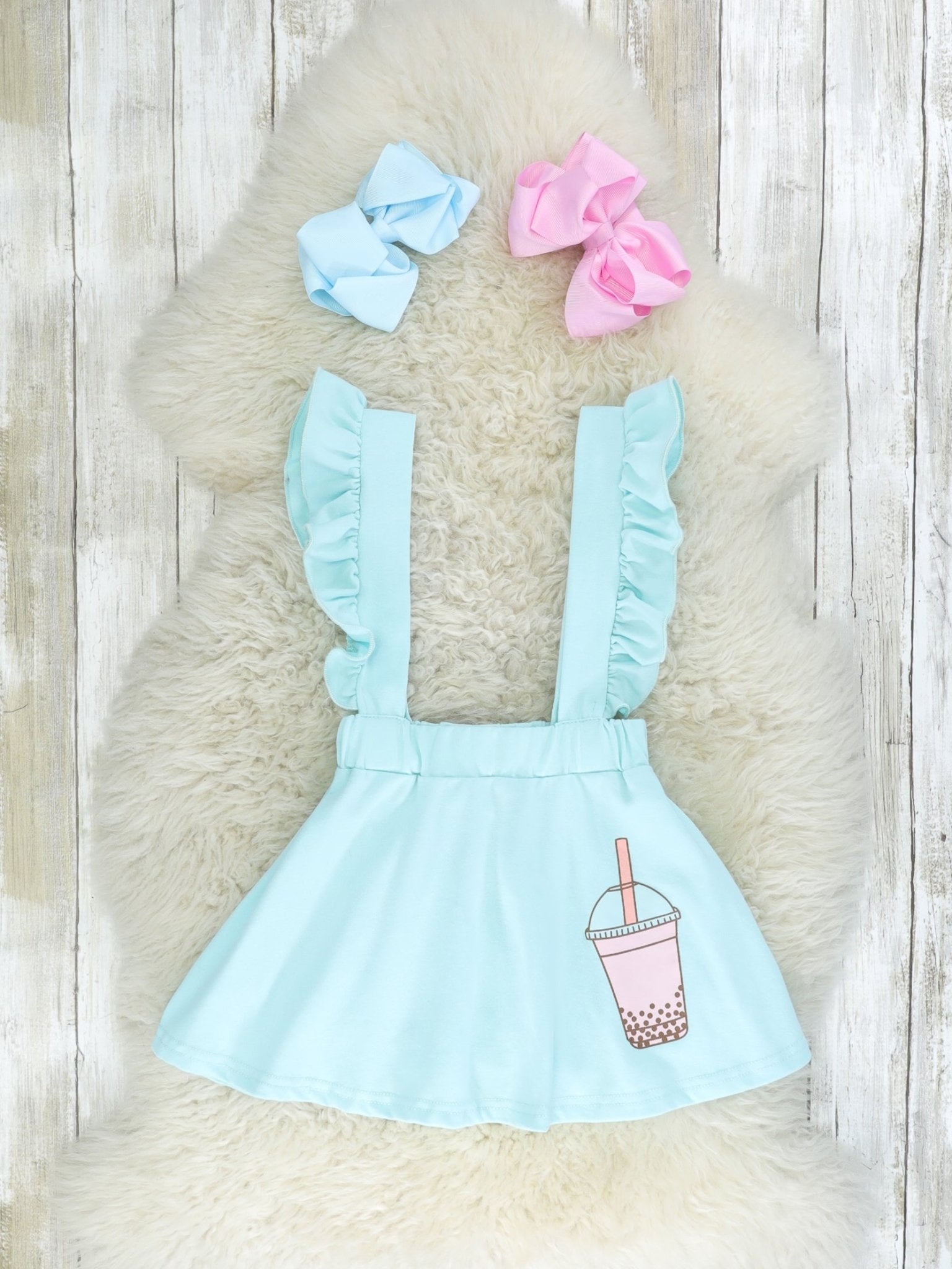 Boba Top & Suspender Skirt Set - Marie Nicole Clothing