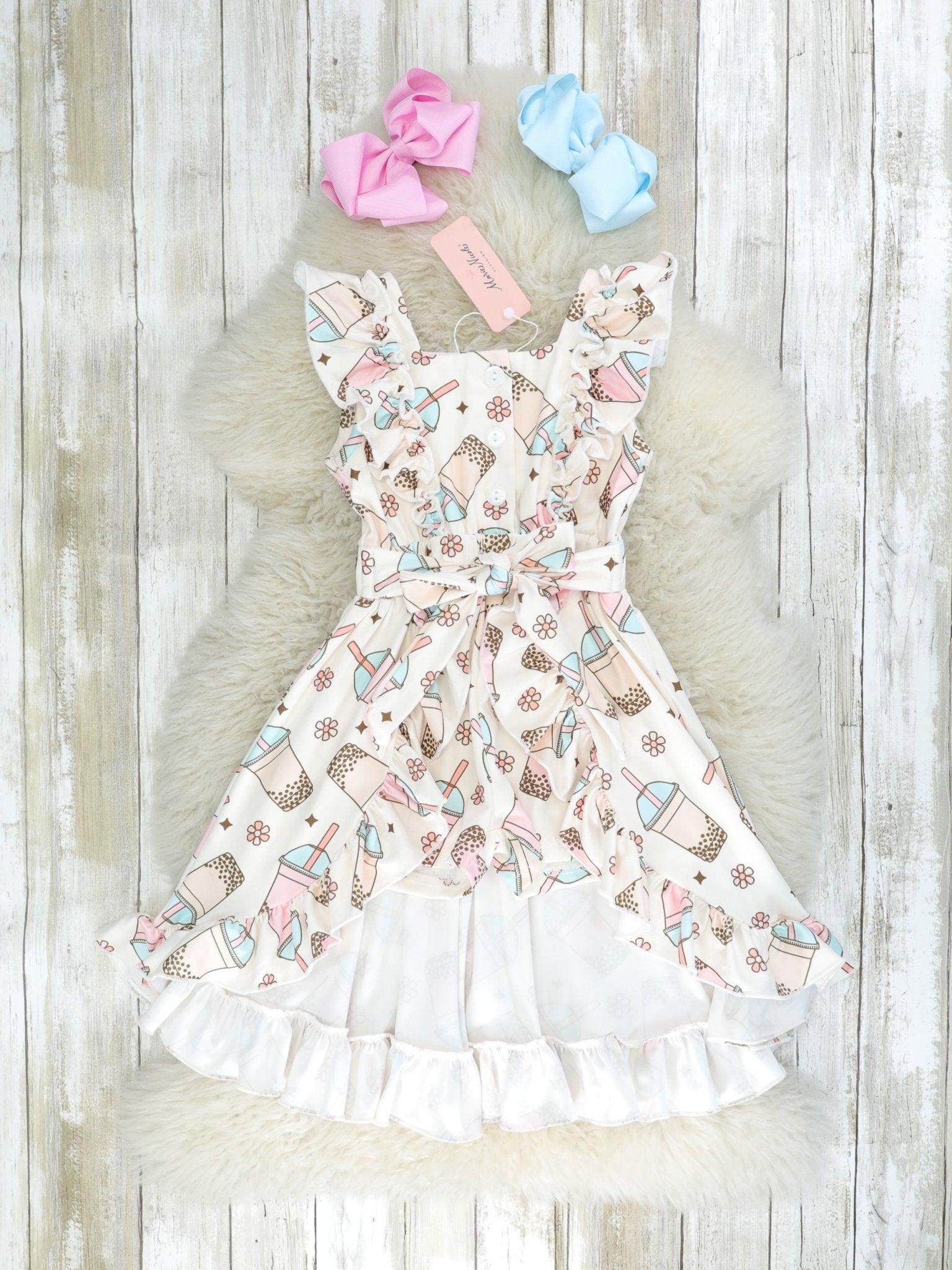 Boba Tie Ruffle Dressy Jumpsuit - Marie Nicole Clothing