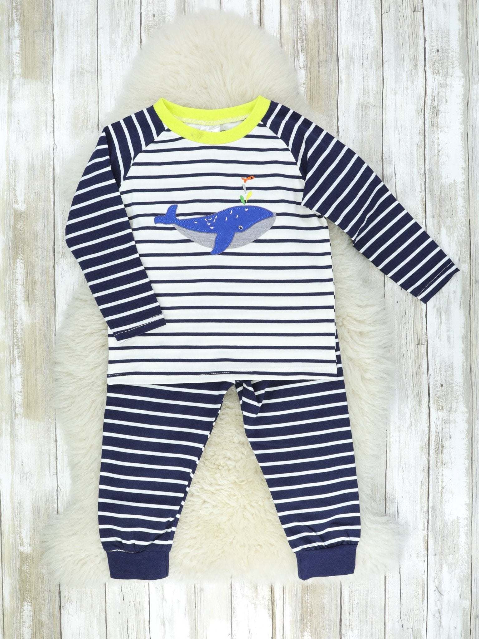 Striped Whale Outfit - Marie Nicole Clothing