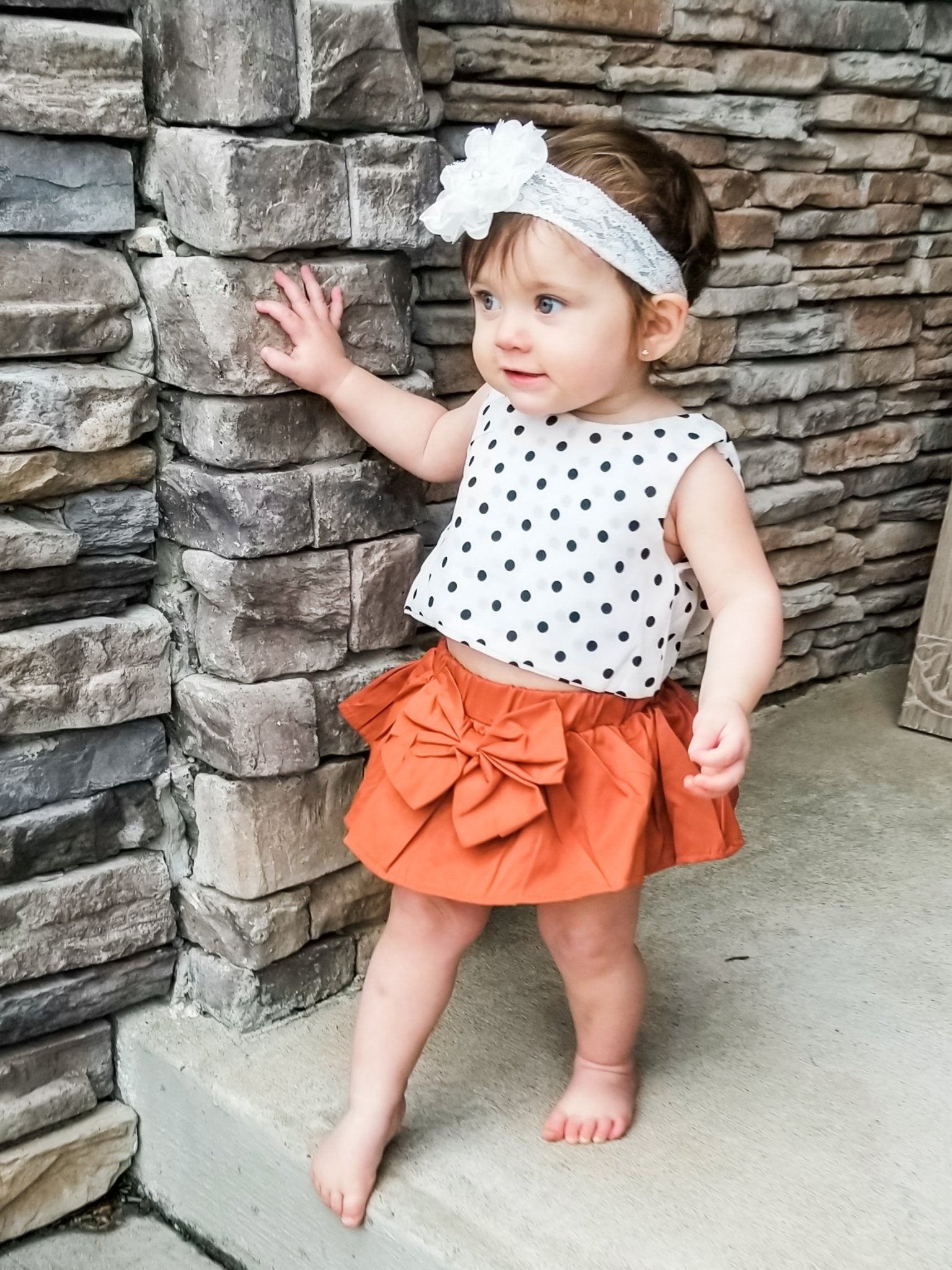 Ruffle Bloomers & Crop Top Outfit - Marie Nicole Clothing