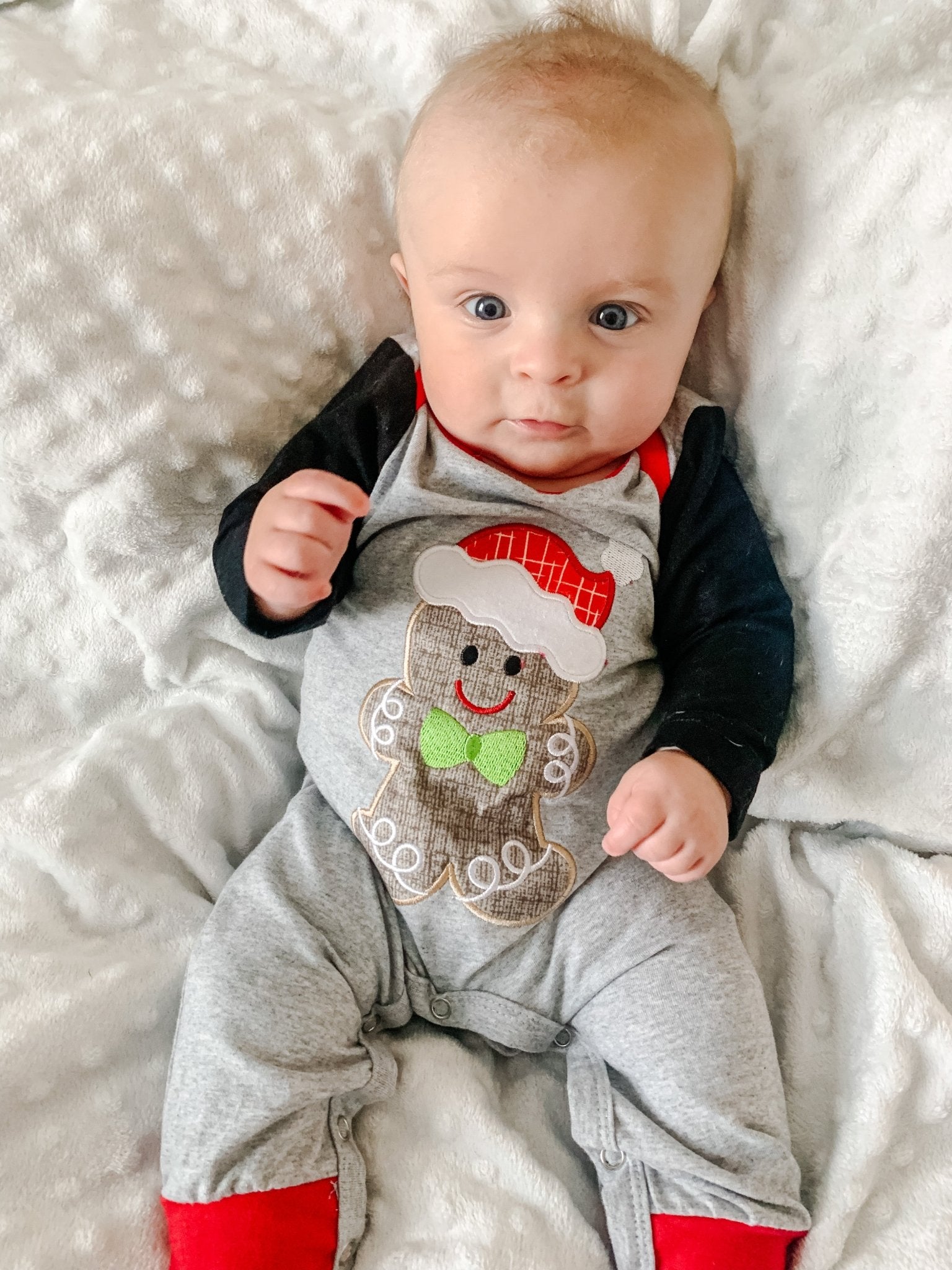 Gingerbread Raglan Romper - Marie Nicole Clothing