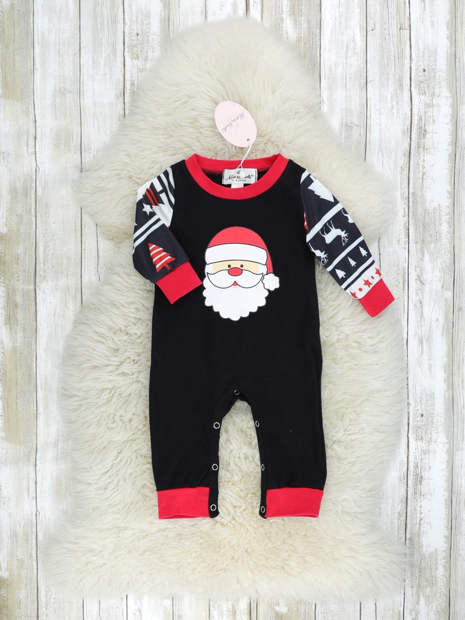 Family Santa Christmas Pajamas - Marie Nicole Clothing