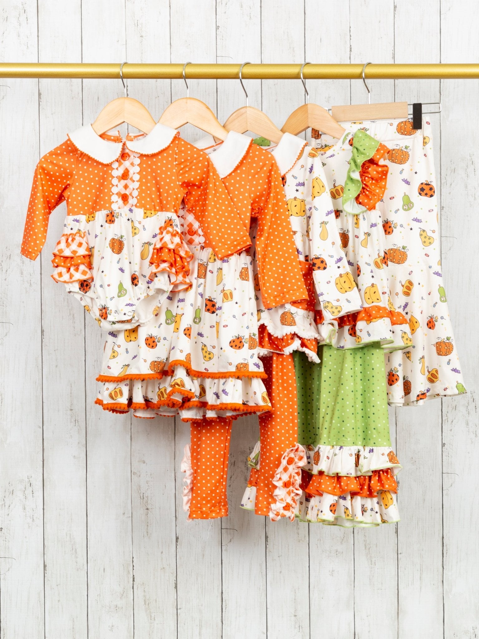 Pumpkin Spice & Spooky Nights Bell Bottoms - Marie Nicole Clothing