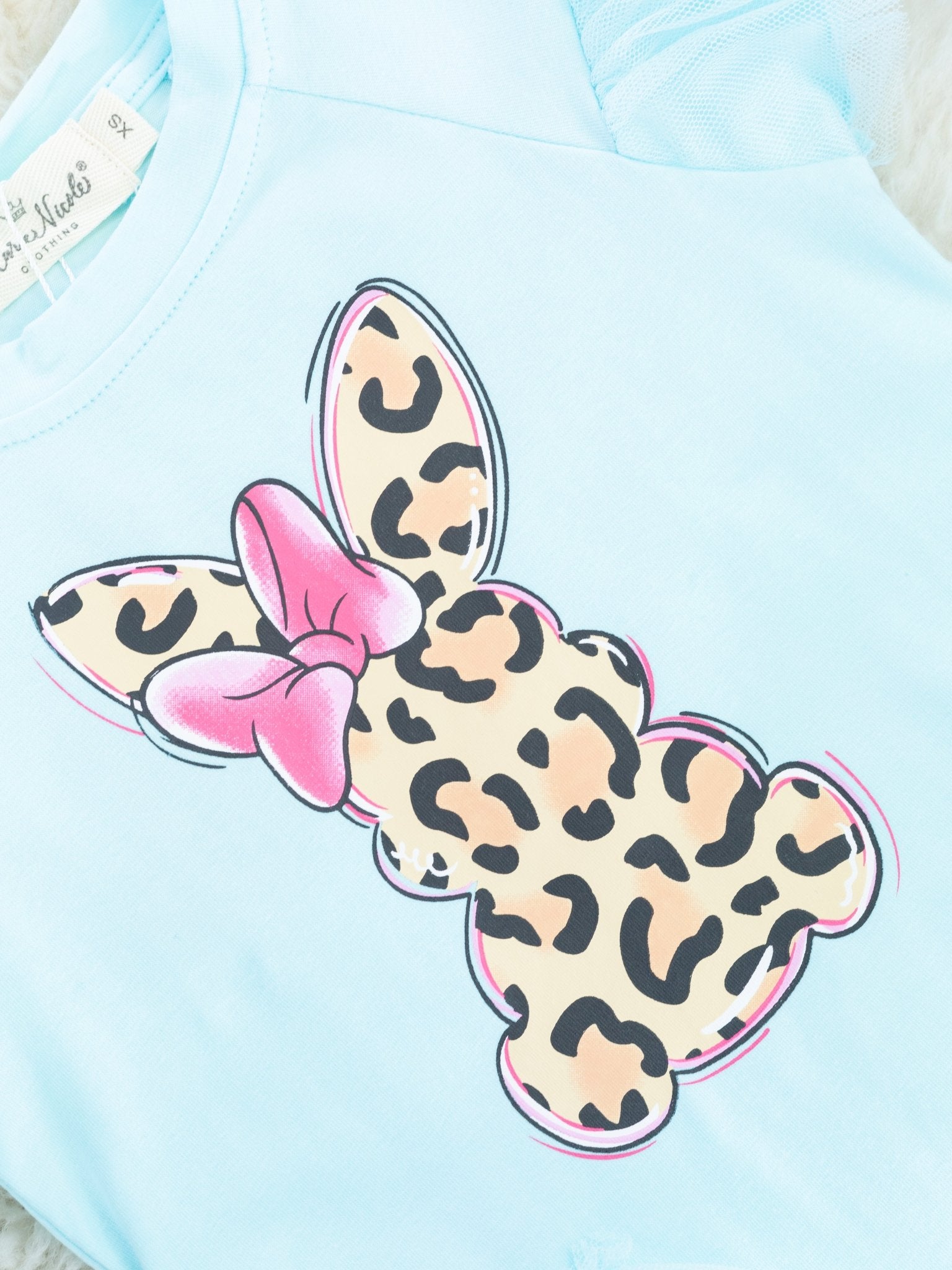 Blue Leopard Bunny Tulle Outfit - Marie Nicole Clothing